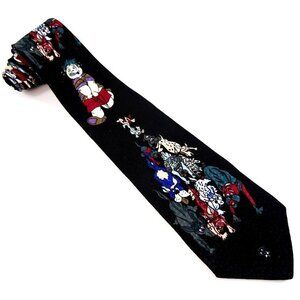 Funny Dog Walker Necktie Novelty Neck Tie